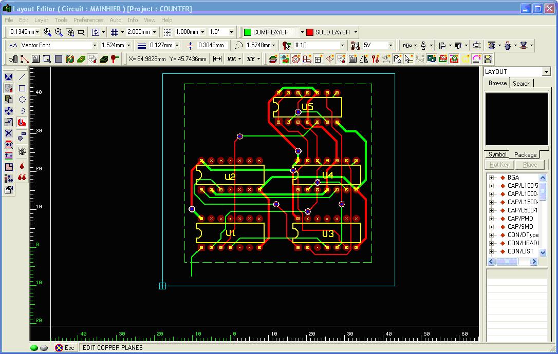 Layout editor